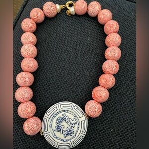 Large Chinoiserie Style Necklace
